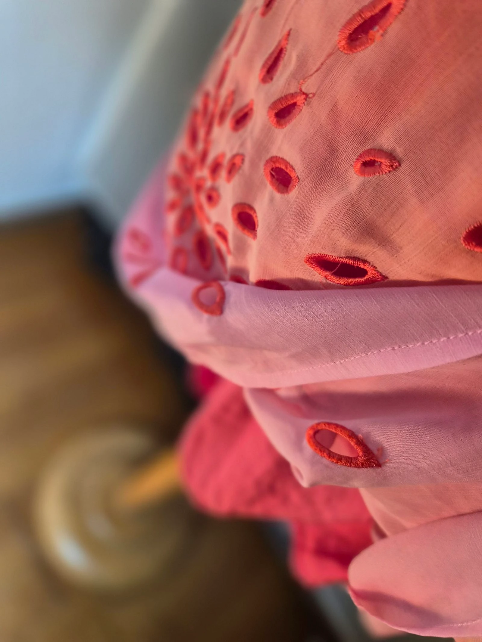 Vestido Desigual en tonos naranja/rosa talla 40/L – photo 10
